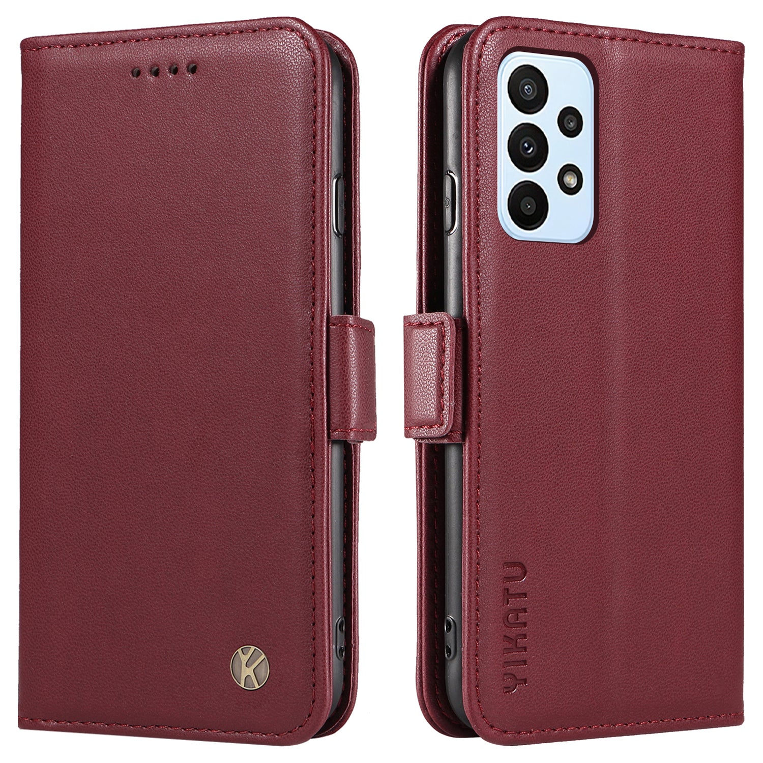 YIKATU YK-003 For Samsung Galaxy A23 4G / F23 5G / M23 5G PU Leather Wallet Phone Case Stand Magnetic Closure Cover YIKATU YK-003 For Samsung Galaxy A23 4G / F23 5G / M23 5G PU Leather Wallet Phone Case Stand Magnetic Closure Cover